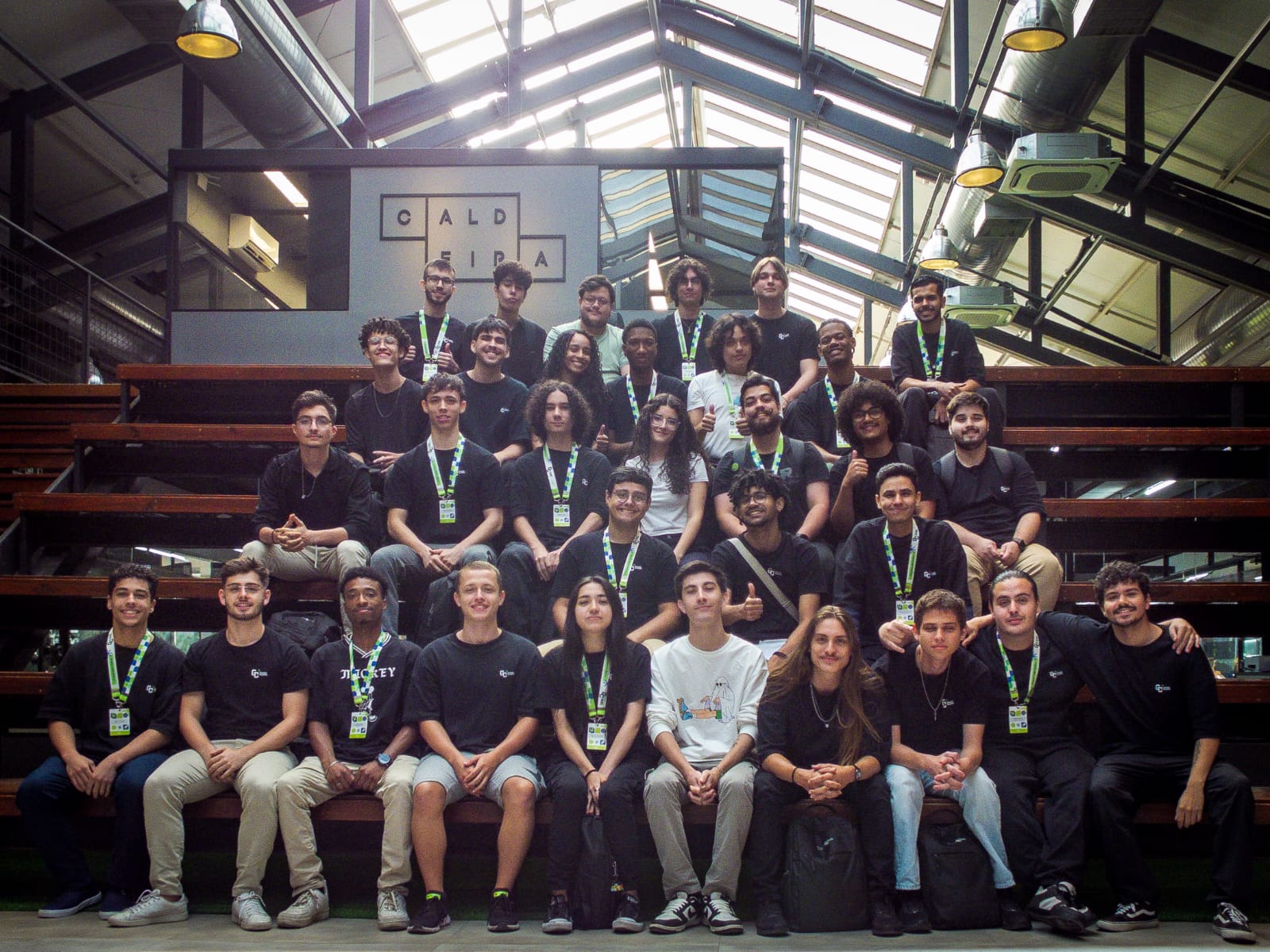 Turma do Geração Caldeira no Instituto Caldeira